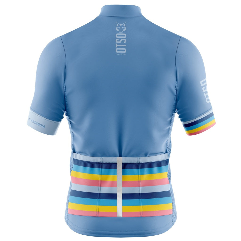 OTSO Maillot Stripes bleu acier