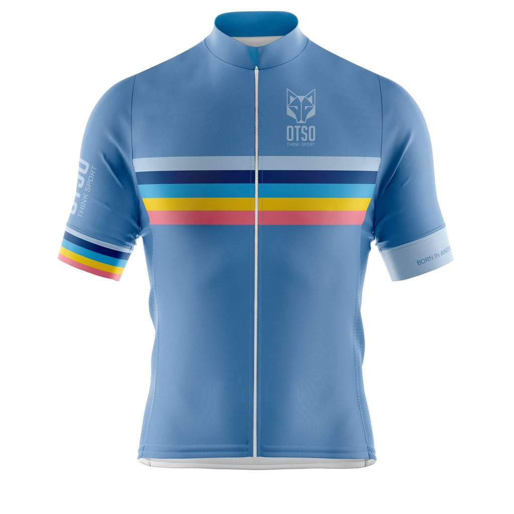 OTSO Maillot Stripes bleu acier